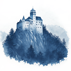 Romania watercolor