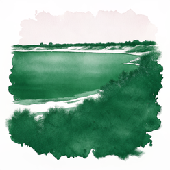Senegal watercolor