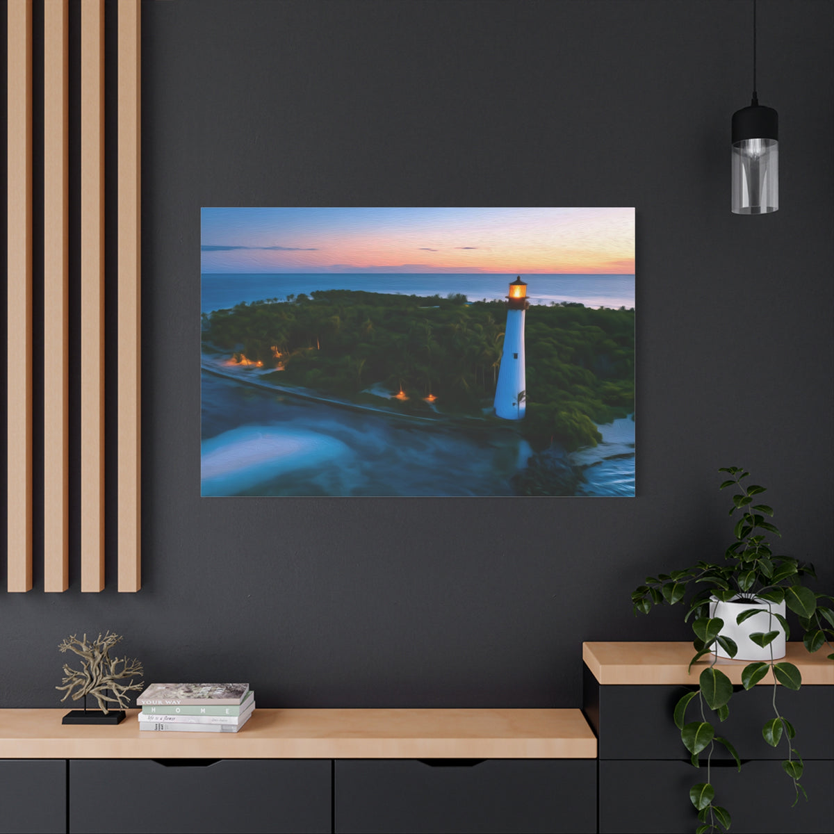 Miami, Florida | Watercolor Canvas Print | The Painted Passport®