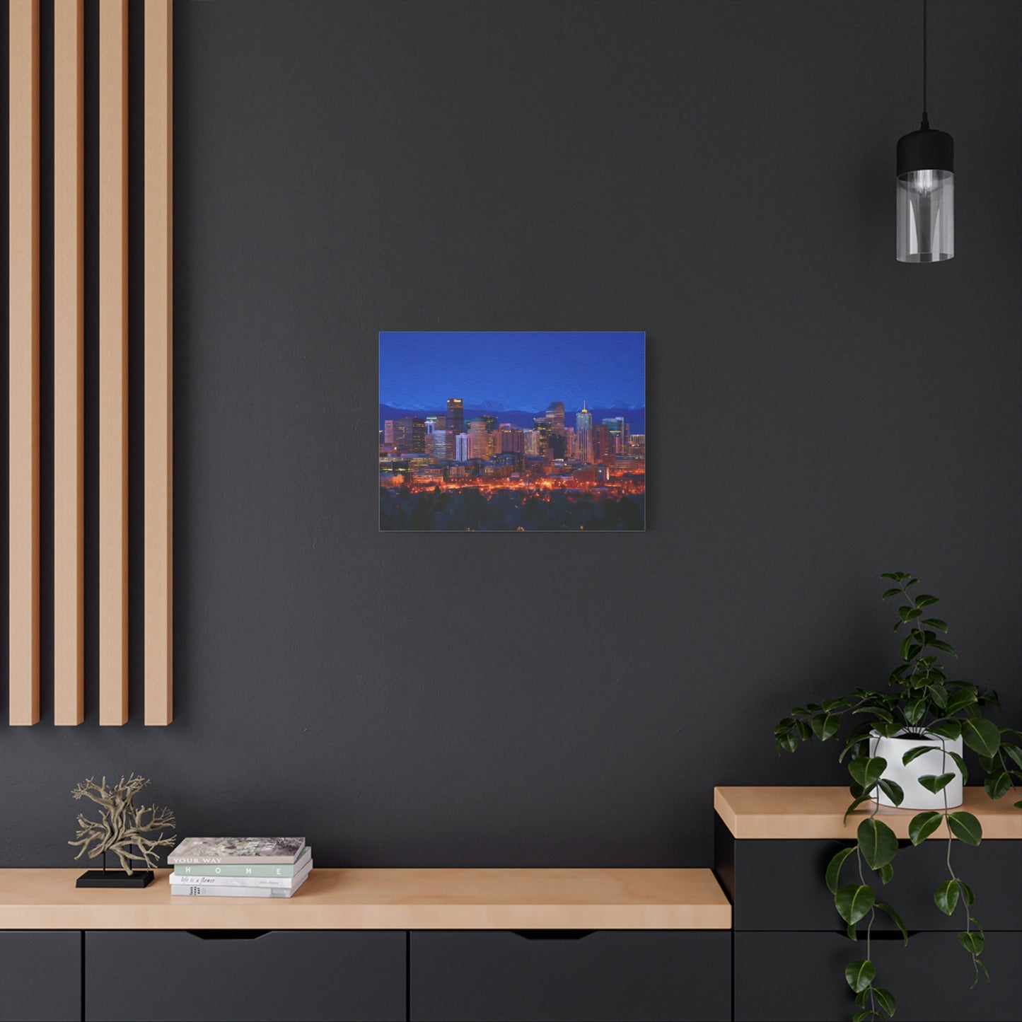 Denver, Colorado | Watercolor Canvas Print | The Painted Passport®