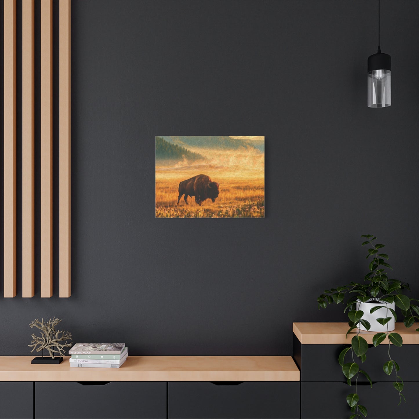 Yellowstone National Park, Wyoming | Watercolor Canvas Print | The Painted Passport®