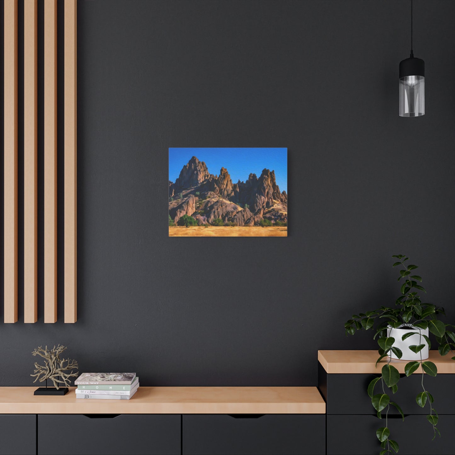 Pinnacles National Park, California | Watercolor Canvas Print | The Painted Passport®