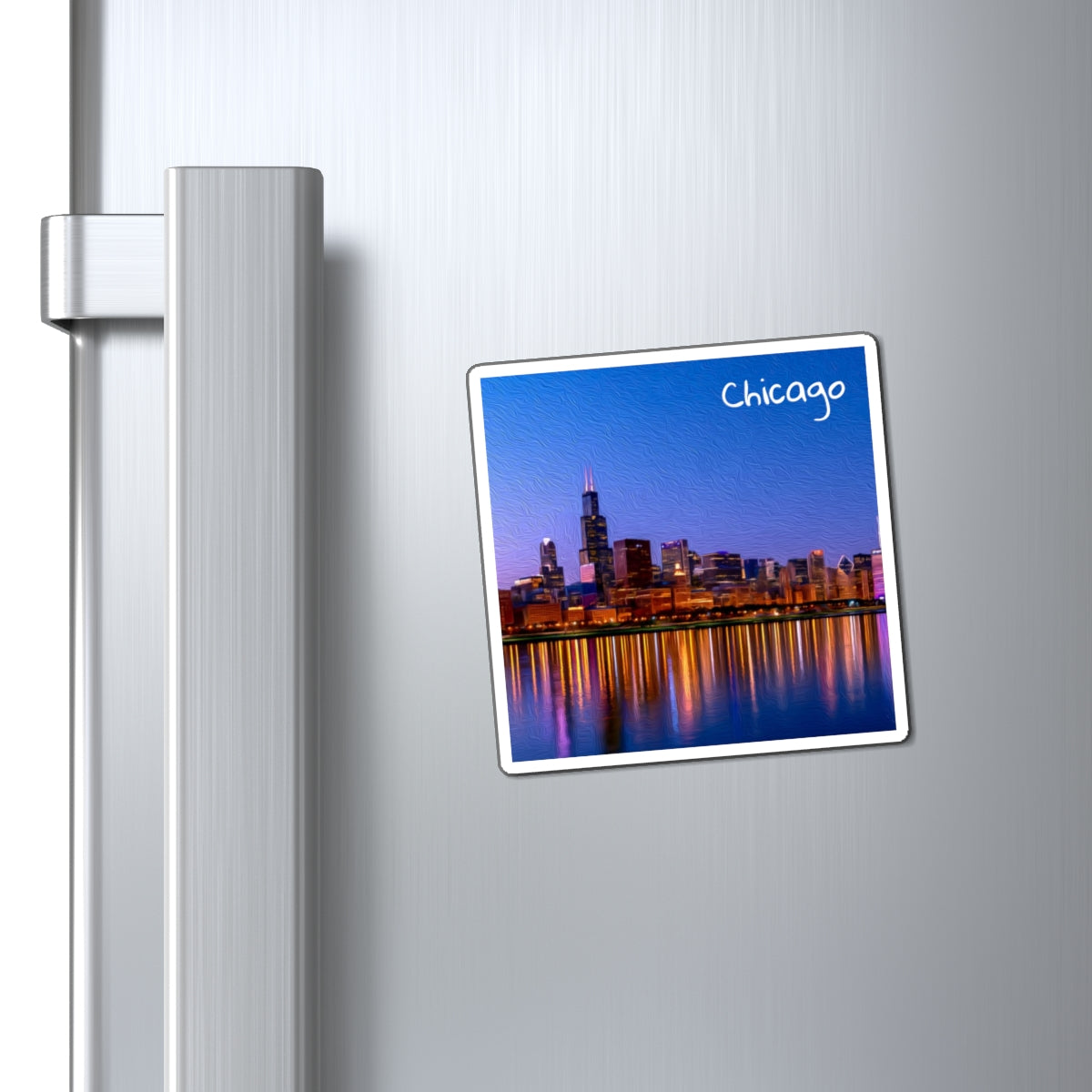 Chicago, Illinois | Watercolor Magnet | The Painted Passport®