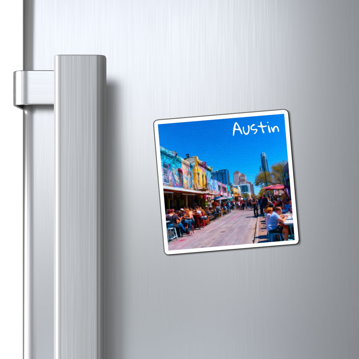 Austin, Texas | Watercolor Magnet | The Painted Passport®