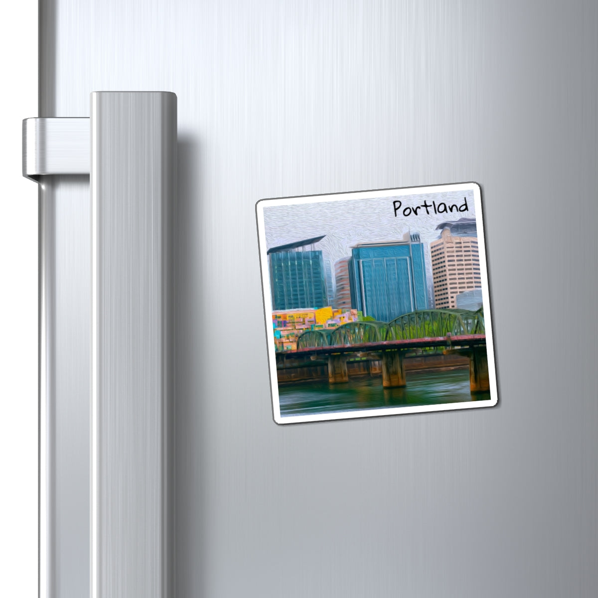 Portland, Oregon | Watercolor Magnet | The Painted Passport®