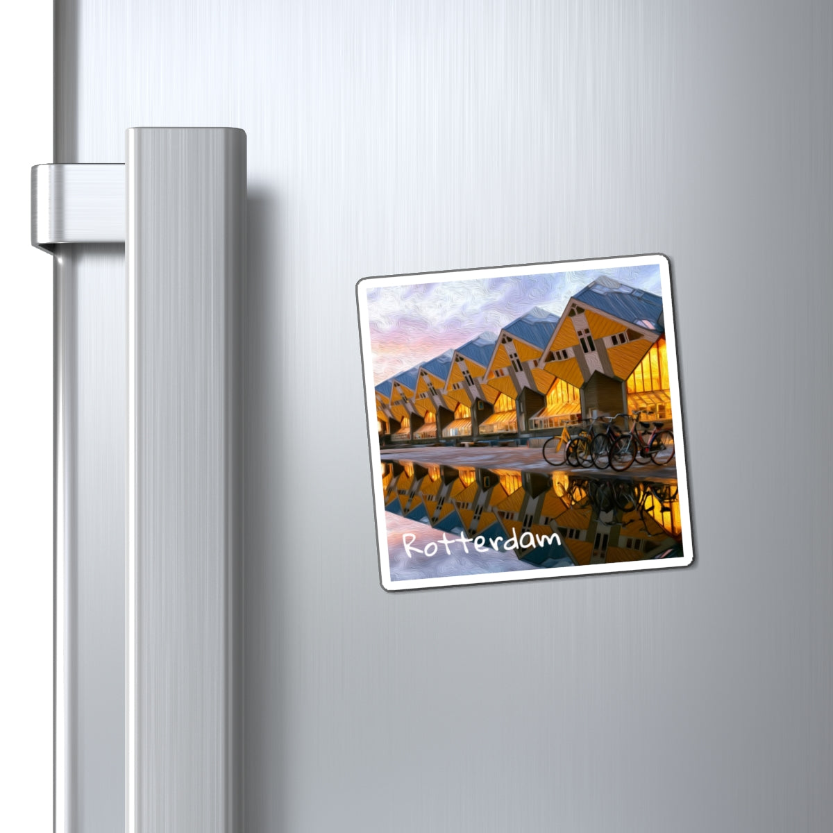 Rotterdam, Netherlands | Watercolor Magnet | The Painted Passport®