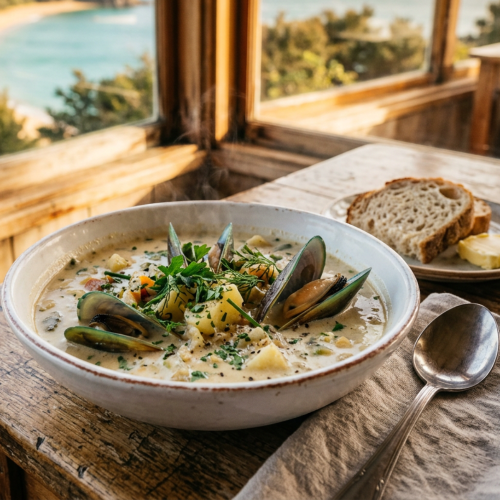 Local cuisine study in Abel Tasman National Park, New Zealand