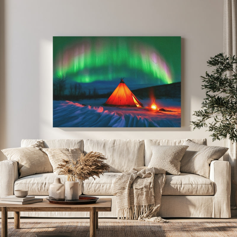Abisko Aurora Borealis Camp in a room — Abisko, Sweden