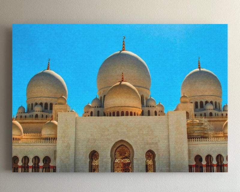 Abu Dhabi, United Arab Emirates | Sheikh Zayed Grand Mosque | Original Series Gallery Canvas