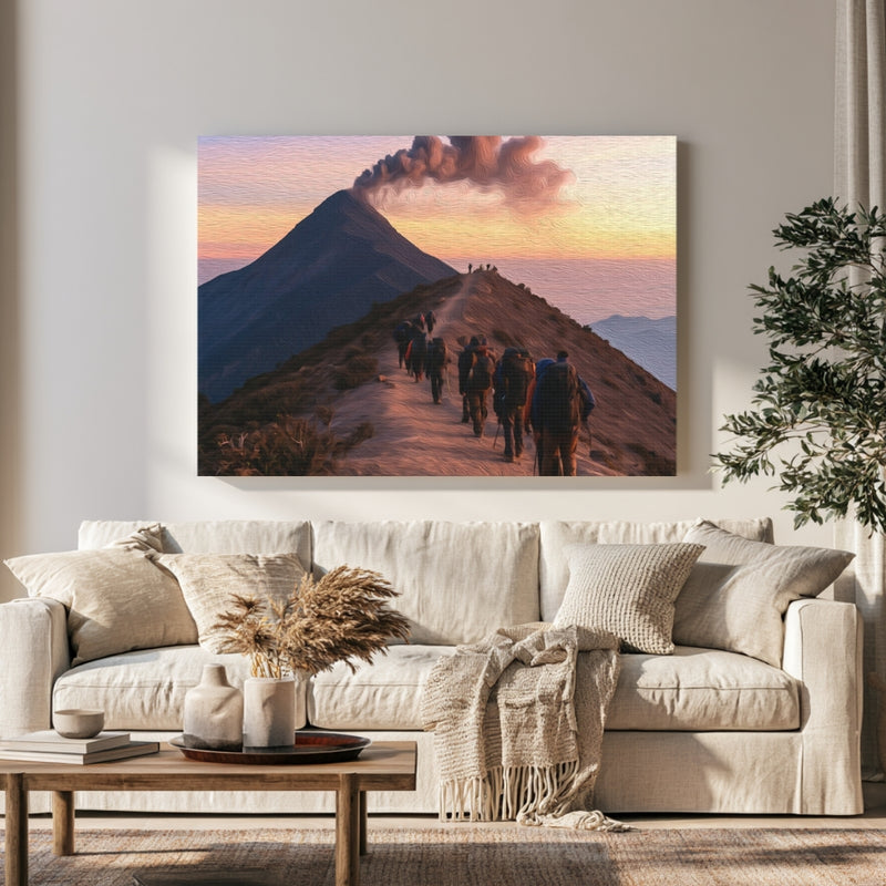 Acatenango Volcano Ridge Trail in a room — Acatenango, Guatemala