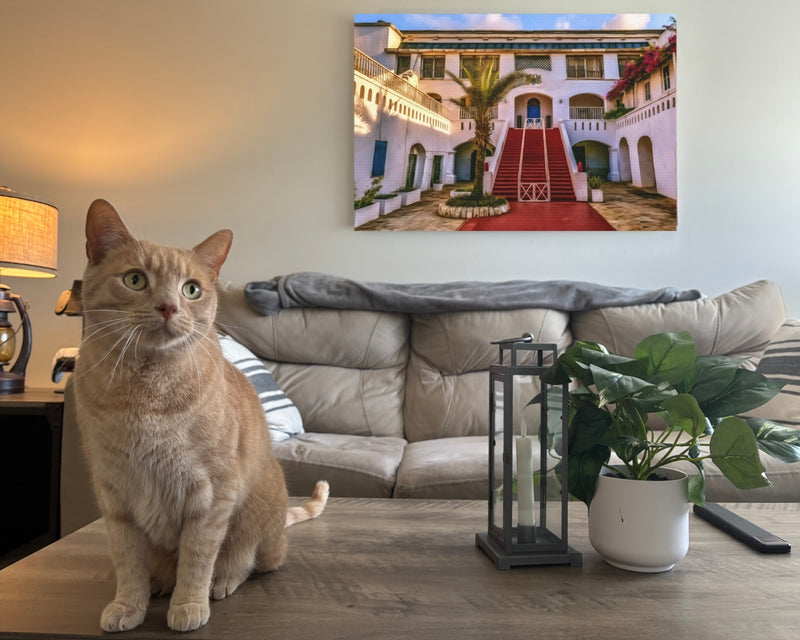 Accra, Ghana | Accra Colonial Courtyard Building | Original Series Gallery Canvas