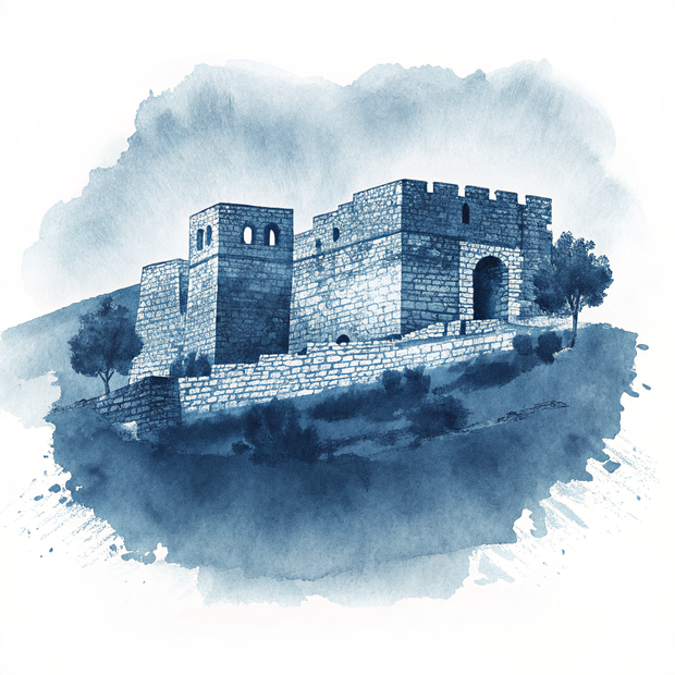 Albania watercolor
