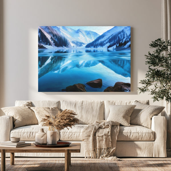Almaty, Kazakhstan | Big Almaty Lake Mountains | Original Series Gallery Canvas