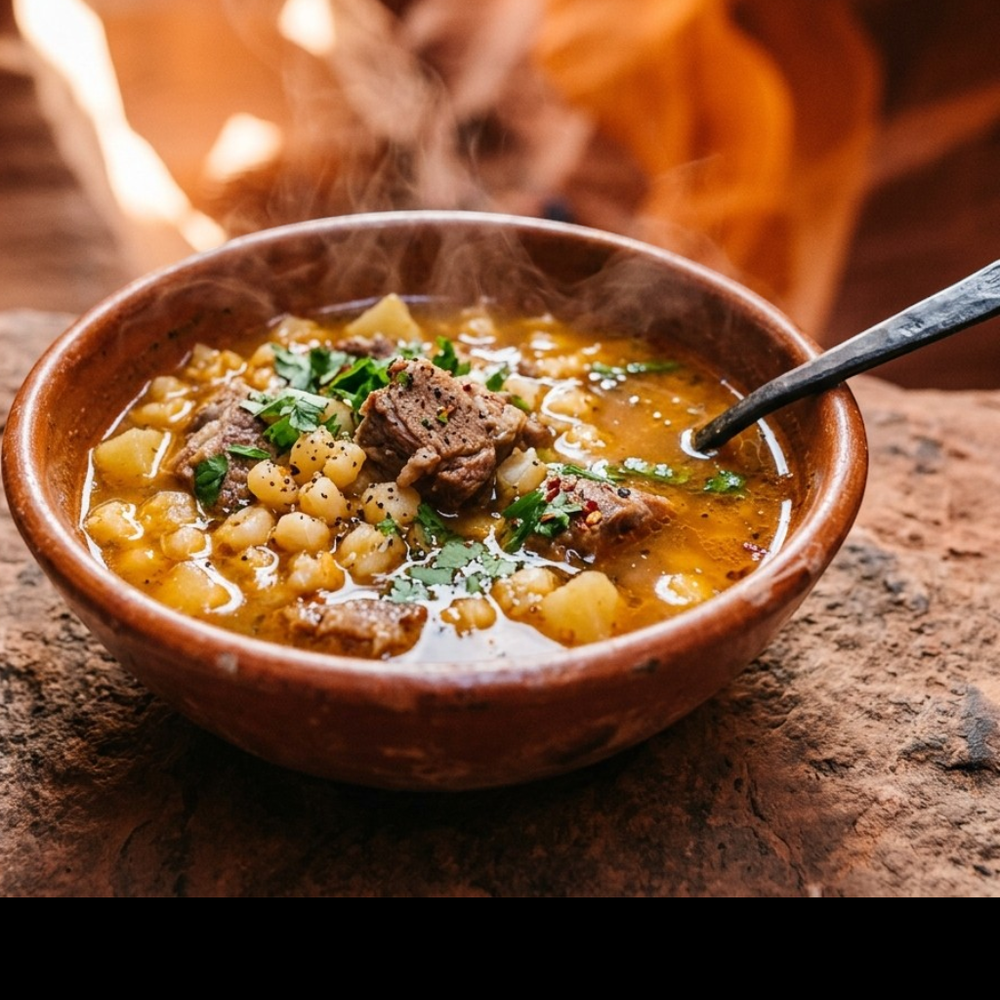Local cuisine study in Antelope Canyon, Arizona