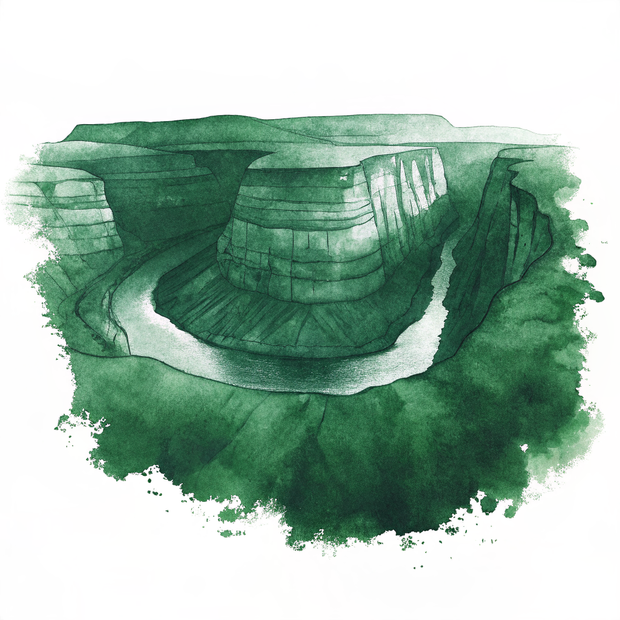 Antelope Canyon watercolor