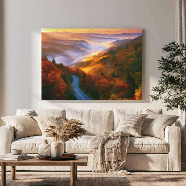 Asheville, North Carolina | Blue Ridge Parkway Autumn | Original Series Gallery Canvas