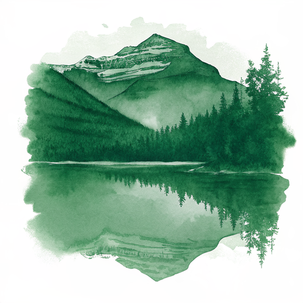 Banff National Park watercolor