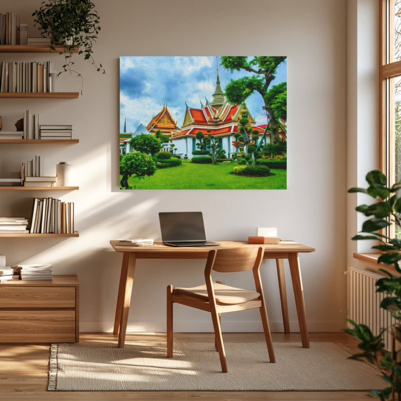 Bangkok, Thailand | Wat Arun Temple of Dawn | Original Series Gallery Canvas