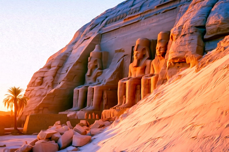 Abu Simbel Rock Temples, Aswan canvas