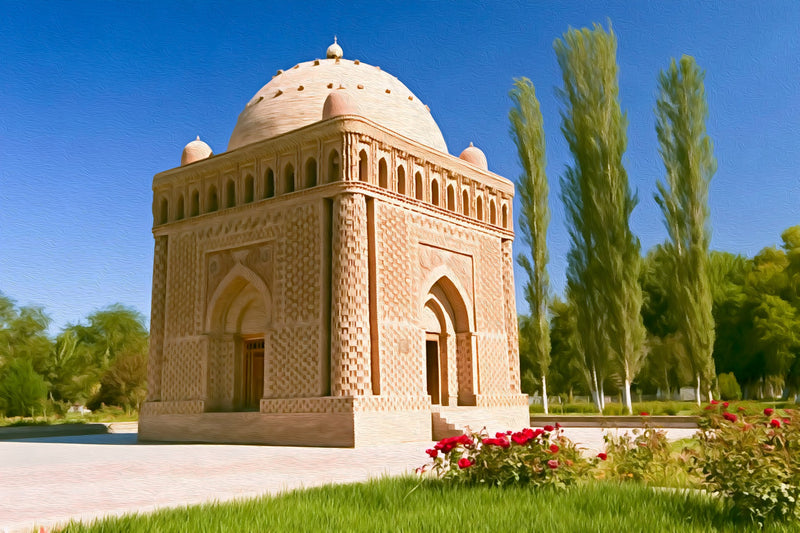 Samanid Mausoleum Bukhara, Bukhara canvas