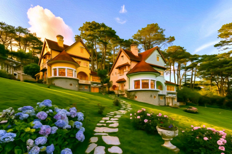 Da Lat Hill Villas Garden, Da Lat canvas
