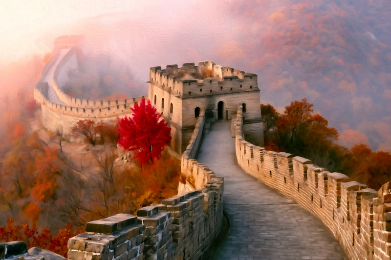 Great Wall of China Watchtower, Great Wall of China canvas