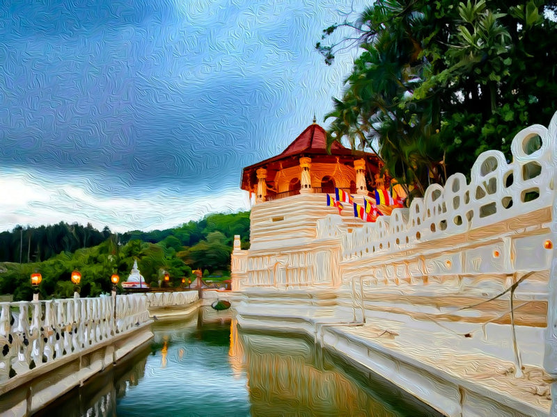 Temple of the Tooth, Kandy canvas