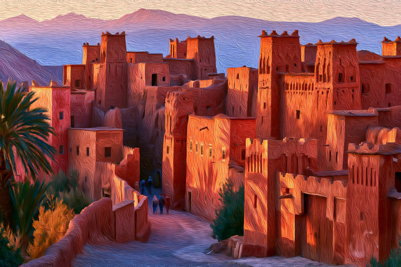 Kasbah Taourirt Ouarzazate, Ouarzazate canvas