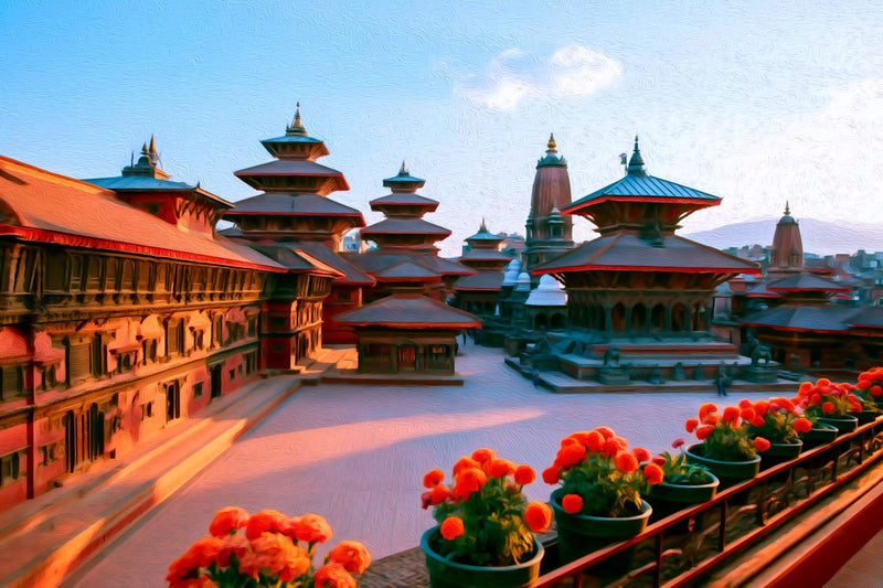 Patan Durbar Square Temples, Kathmandu canvas