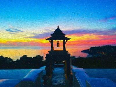 Koh Lanta watercolor canvas