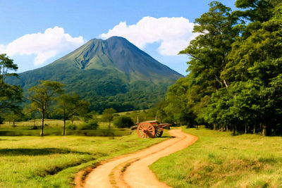 La Fortuna watercolor canvas