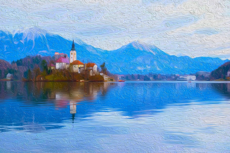 Church of the Assumption Island, Lake Bled canvas