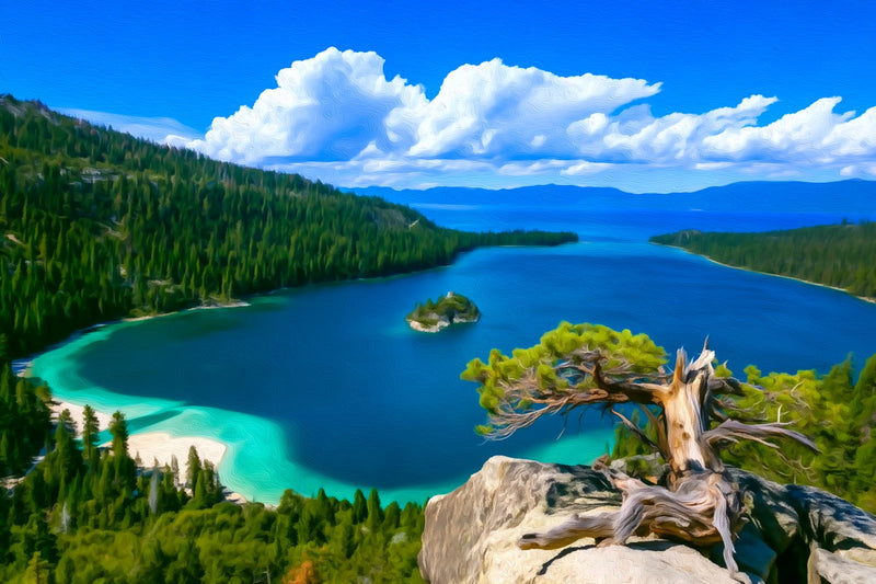 Emerald Bay Lake Tahoe, Lake Tahoe canvas