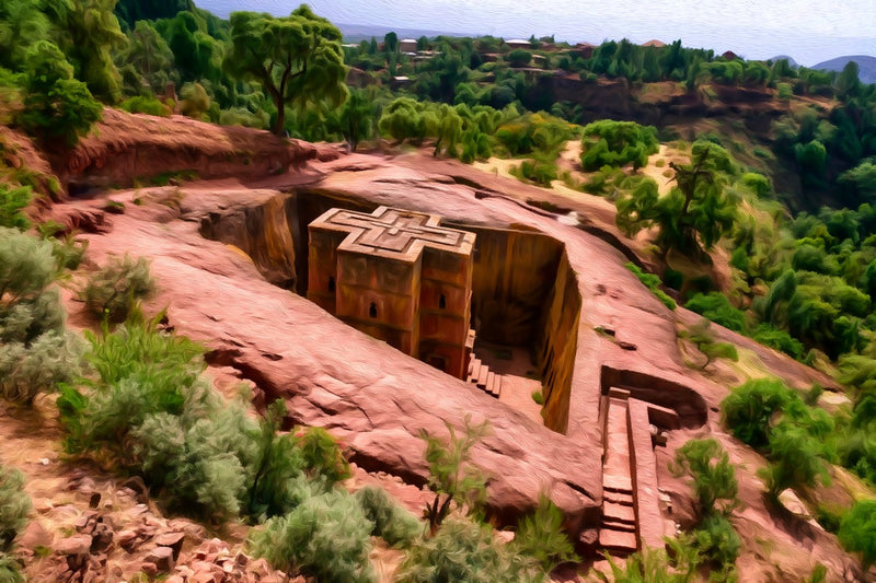 Bete Giyorgis Rock Church, Lalibela canvas
