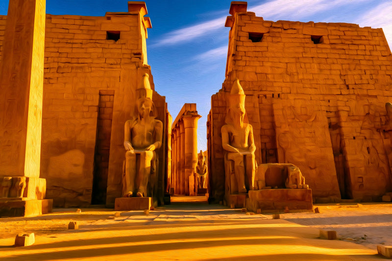 Luxor Temple Pylon Entrance, Luxor canvas
