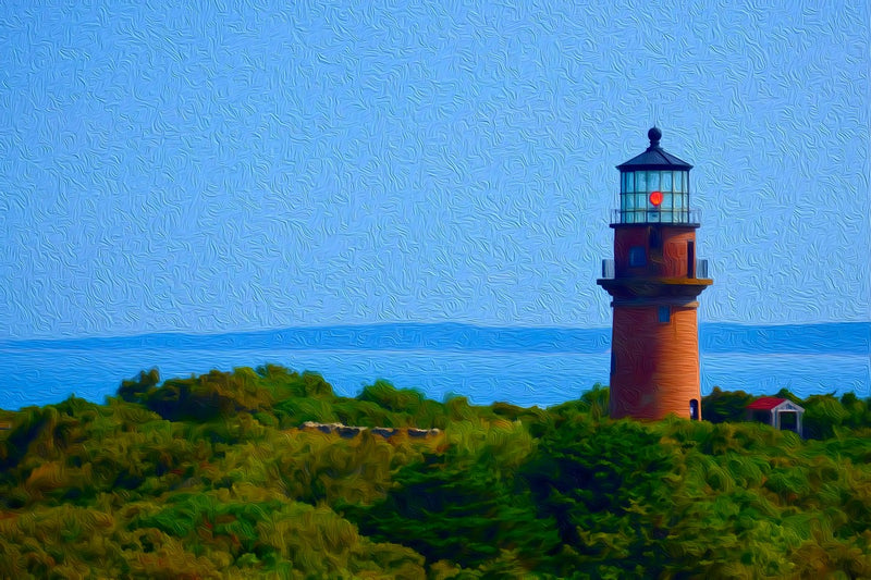 Gay Head Lighthouse Coast, Martha's Vineyard canvas