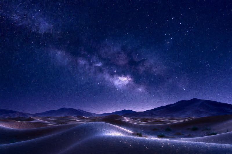 Merzouga Erg Chebbi Dunes Night Sky, Merzouga canvas