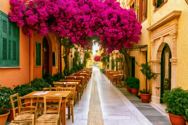 Nafplio Old Town Alley, Nafplio canvas