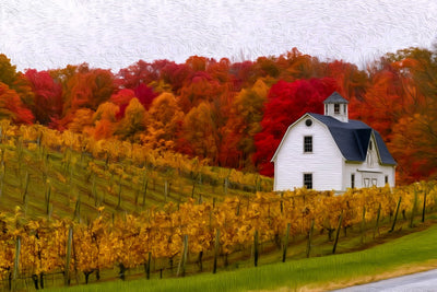 Niagara-on-the-Lake watercolor canvas