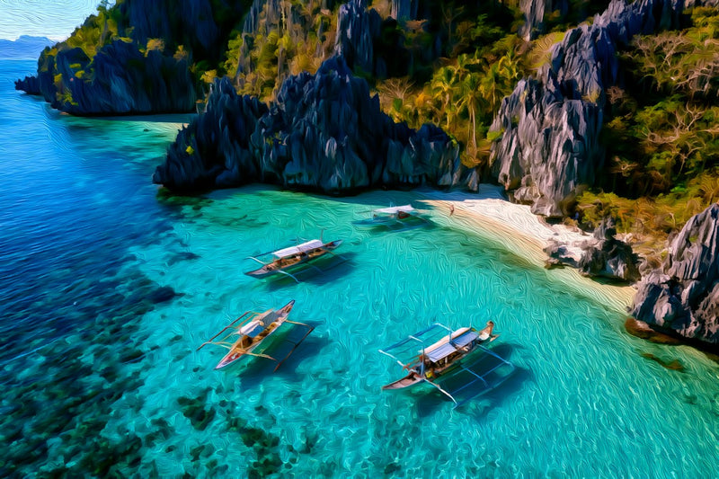 Crystal Lagoon Hidden Cove, Nusa Lembongan canvas