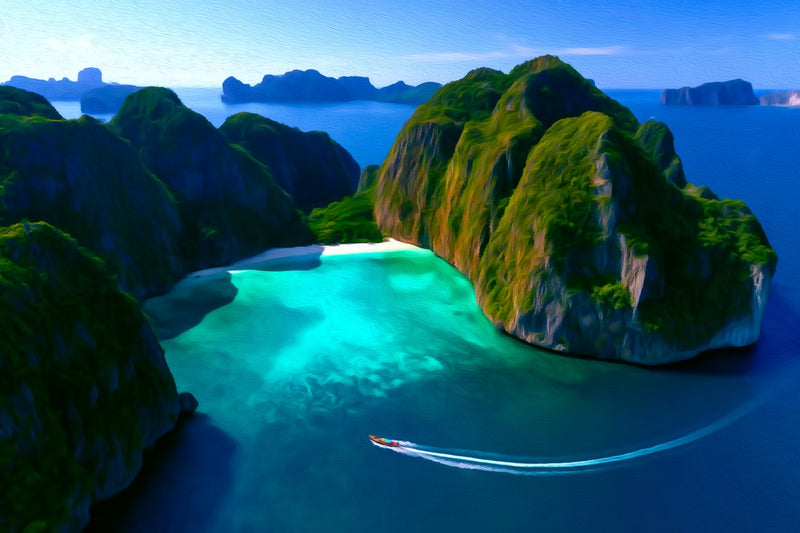 Maya Bay Phi Phi Islands, Phi Phi Islands canvas