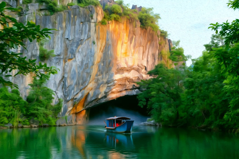 Phong Nha Cave River Entrance, Phong Nha canvas