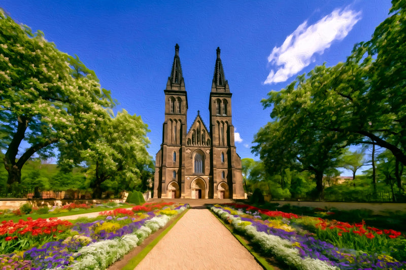 Basilica of Saints Peter and Paul, Prague canvas