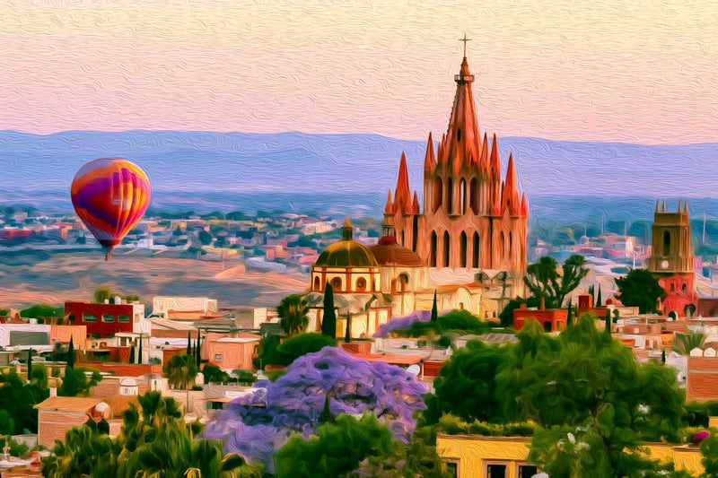 Parroquia de San Miguel Arcangel, San Miguel de Allende canvas