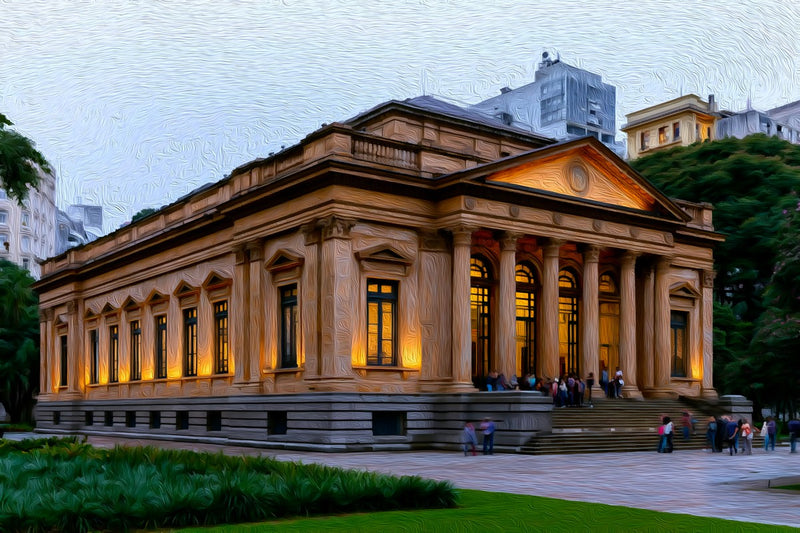 Pinacoteca do Estado Facade, São Paulo canvas