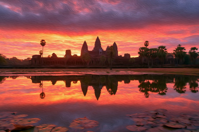 Angkor Wat Temple Ruins, Siem Reap canvas