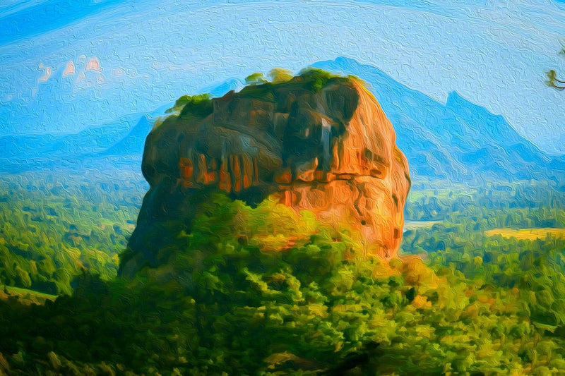 Lion Rock Ancient Fortress, Sigiriya canvas