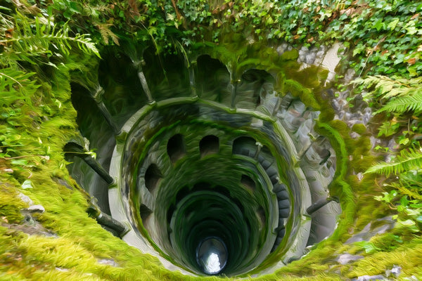 Initiation Well Sintra, Sintra watercolor canvas