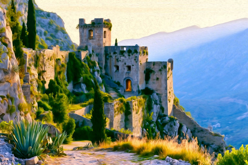 Klis Fortress Split Croatia, Split canvas