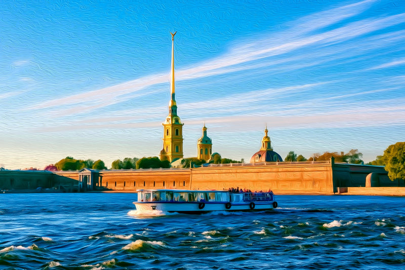 Peter and Paul Fortress, Saint Petersburg canvas